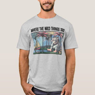 Where The Wild Things Are   Buchcover T-Shirt