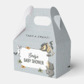 Where the Wild Things Are Character Baby Shower Geschenkschachtel (Rückseite)