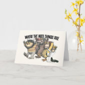 Where the Wild Things Are Characters & Logo Karte (Gelbe Blume)