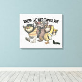 Where the Wild Things Are Characters & Logo Leinwanddruck (Insitu (Holzboden))