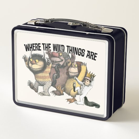 Where the Wild Things Are Characters & Logo Metall Brotdose (Rückseite)