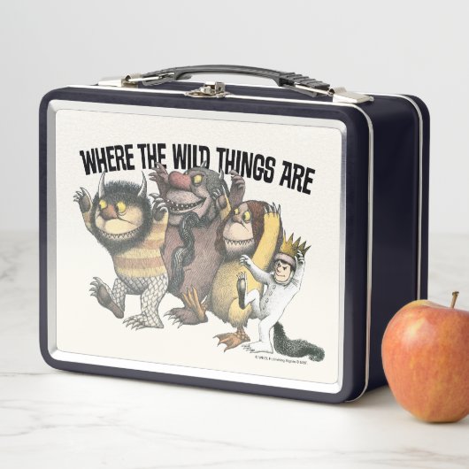 Where the Wild Things Are Characters & Logo Metall Brotdose (Beispiel)