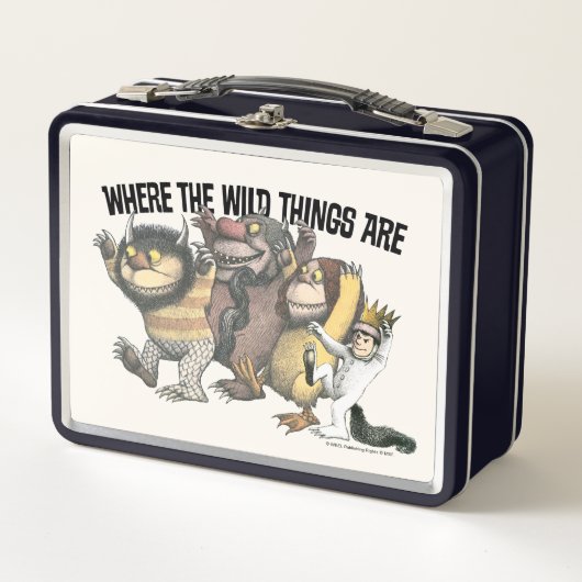 Where the Wild Things Are Characters & Logo Metall Brotdose (Vorderseite)