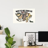 Where the Wild Things Are Characters & Logo Poster (Heimbüro)