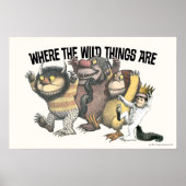 Where the Wild Things Are Characters & Logo Poster (Vorne)