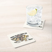 Where the Wild Things Are Characters & Logo Rechteckiger Pappuntersetzer (Vor Ort)