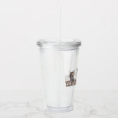 Where the Wild Things Are Characters on Logo Acryltrinkbecher (Rechts)