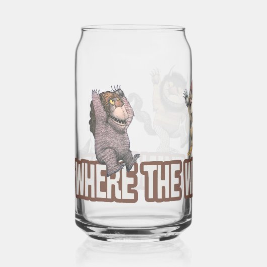 Where the Wild Things Are Characters on Logo Dosenglas (Vorderseite)