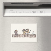 Where the Wild Things Are Characters on Logo Magnet (In Situ (Geschirrspüler))