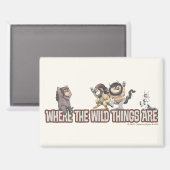 Where the Wild Things Are Characters on Logo Magnet (Vorderseite/Rückseite)