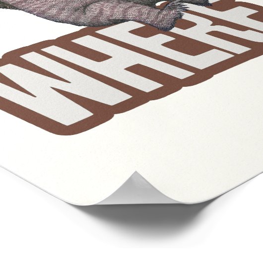 Where the Wild Things Are Characters on Logo Poster (Ecke)