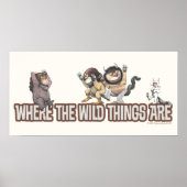 Where the Wild Things Are Characters on Logo Poster (Vorne)