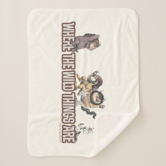 Where the Wild Things Are Characters on Logo Sherpadecke (Vorderseite)