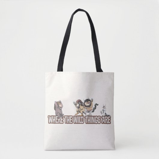 Where the Wild Things Are Characters on Logo Tasche (Vorderseite)