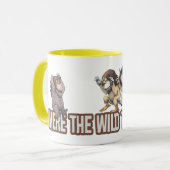 Where the Wild Things Are Characters on Logo Tasse (Vorderseite Links)
