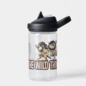 Where the Wild Things Are Characters on Logo Trinkflasche (Links)