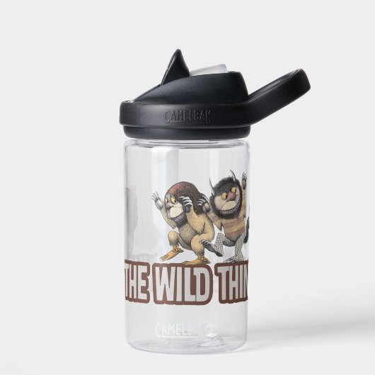 Where the Wild Things Are Characters on Logo Trinkflasche (Links)