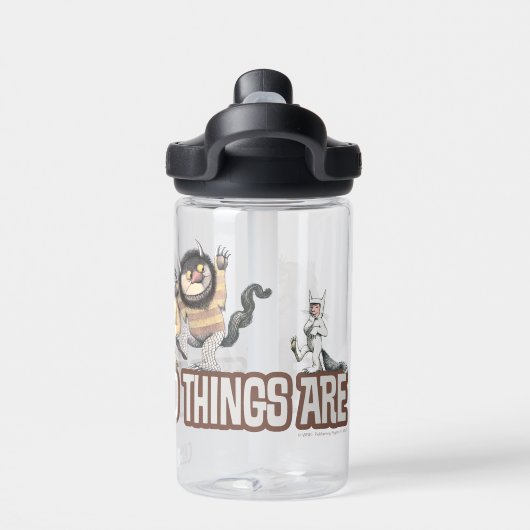 Where the Wild Things Are Characters on Logo Trinkflasche (Rückseite)