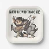 Where the Wild Things Are Characters Pappteller (Vorderseite)
