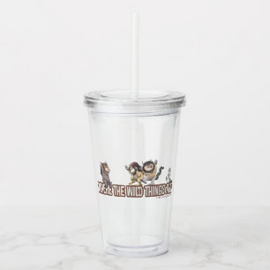 Where the Wild Things Are Charaktere auf Logo Acryltrinkbecher