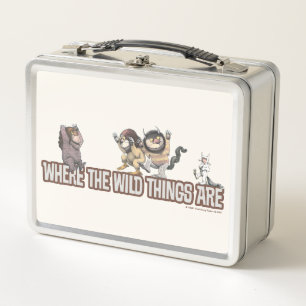 Where the Wild Things Are Charaktere auf Logo Metall Brotdose