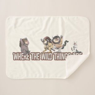 Where the Wild Things Are Charaktere auf Logo Sherpadecke