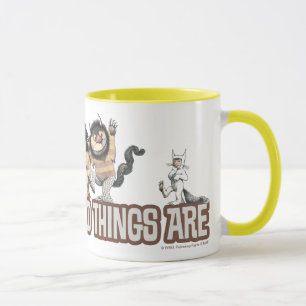 Where the Wild Things Are Charaktere auf Logo Tasse