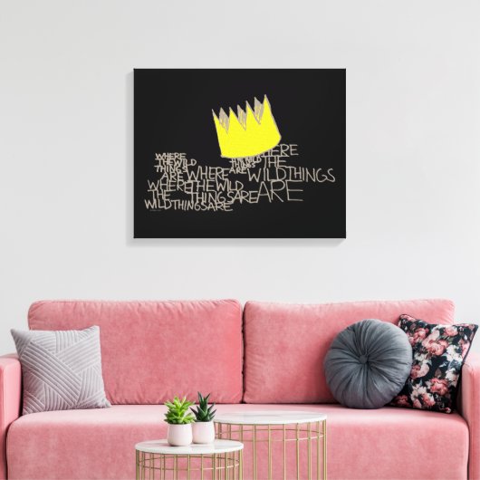 Where the Wild Things Are | Crown Leinwanddruck (Insitu (Wohnzimmer))