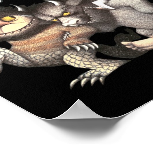 Where The Wild Things Are Daddy To Be Poster (Ecke)