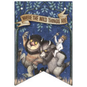 Where the Wild Things Are Illustrated Wimpelkette (Erste Fahne)