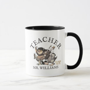 Where the Wild Things Are Lehrer Tasse