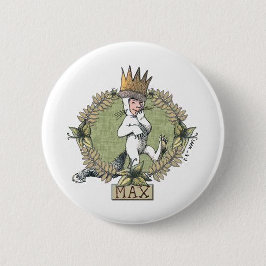 Where the Wild Things Are | Max-Abzeichen Button (Vorderseite)