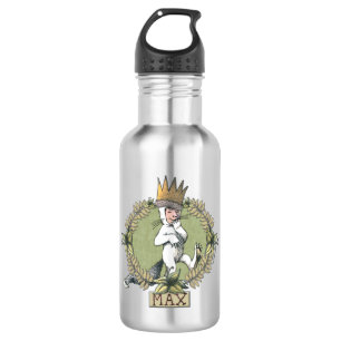 Where the Wild Things Are Max-Abzeichen Edelstahlflasche