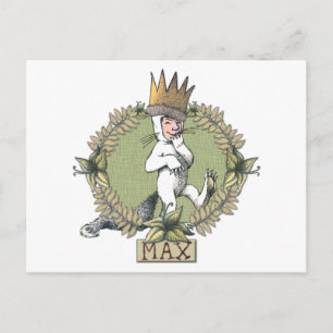 Where the Wild Things Are Max-Abzeichen Postkarte