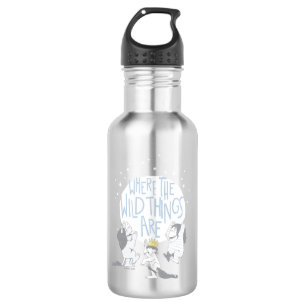 Where The Wild Things Are Mond & Sterne Edelstahlflasche