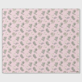 Where the Wild Things Are Pink Star Pattern Geschenkpapier (Flach)
