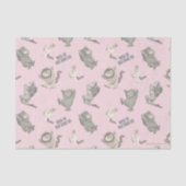 Where the Wild Things Are Pink Star Pattern Seidenpapier (Vorderseite)