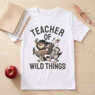 Where the Wild Things Are Teacher of Wild Things  Tri-Blend Shirt