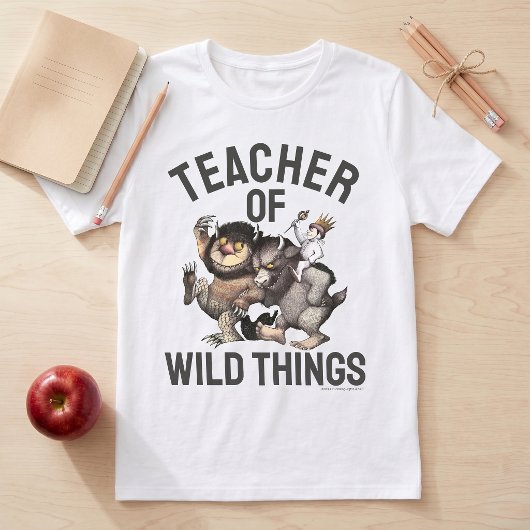 Where the Wild Things Are Teacher of Wild Things Tri-Blend Shirt