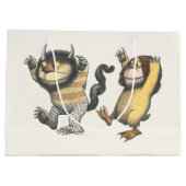 Where the Wild Things Are | Two Wild Things Große Geschenktüte (Rückseite)
