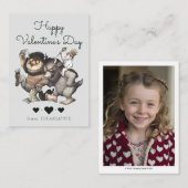 Where The Wild Things Are Valentine Photo Mitteilungskarte (Vorne/Hinten)