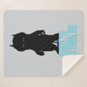 Where the Wild Things Are | Wild Thing Silhouette Sherpadecke (Vorderseite (Horizontal))