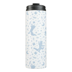 Where the Wild Things Blue Floral Thermosbecher