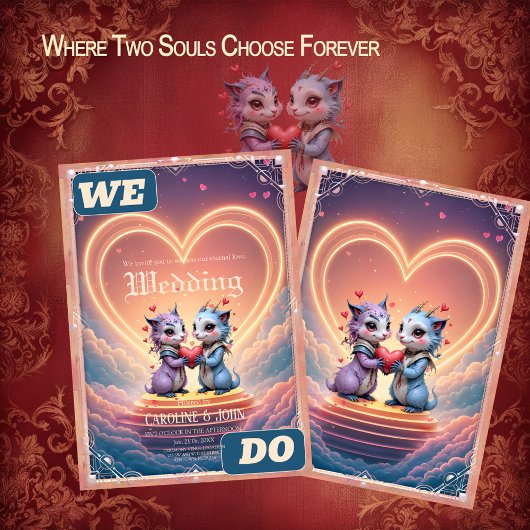 Where Two Souls Choose Forever  Einladung