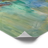 "Where Water Sings - A Yorkshire Landschaft Poster (Ecke)