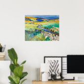 "Where Water Sings - A Yorkshire Landschaft Poster (Heimbüro)