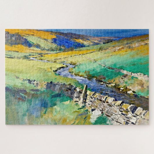 "Where Water Sings - A Yorkshire Landschaft Puzzle (Horizontal)