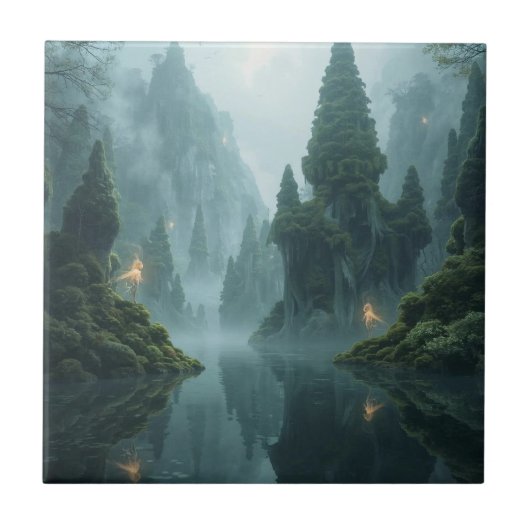 Where Winged Spirits Wander Fliese (Vorderseite)