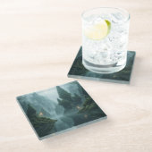 Where Winged Spirits Wander Glasuntersetzer (Schrägansicht)