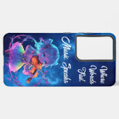 Where Words Fail, Music Speaks Samsung Galaxy Hülle (Linke Seite)